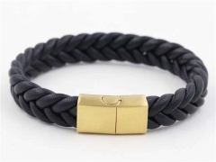 HY Wholesale Leather Bracelets Jewelry Popular Leather Bracelets-HY0129B051