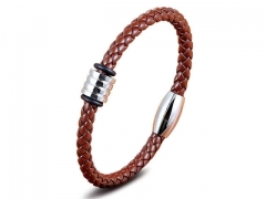 HY Wholesale Leather Bracelets Jewelry Popular Leather Bracelets-HY0130B290