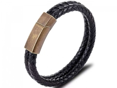 HY Wholesale Leather Bracelets Jewelry Popular Leather Bracelets-HY0130B390
