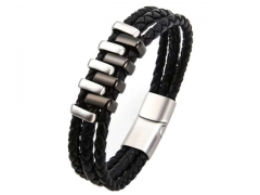HY Wholesale Leather Bracelets Jewelry Popular Leather Bracelets-HY0058B042