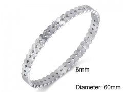 HY Wholesale Bangle Stainless Steel 316L Jewelry Bangle-HY0016D043
