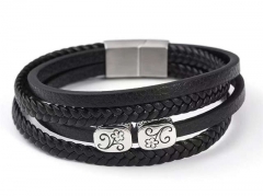 HY Wholesale Leather Bracelets Jewelry Popular Leather Bracelets-HY0137B102