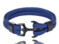 HY Wholesale Leather Bracelets Jewelry Popular Leather Bracelets-HY0136B047