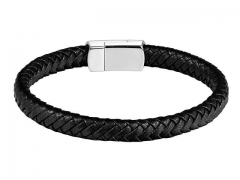 HY Wholesale Leather Bracelets Jewelry Popular Leather Bracelets-HY0120B032