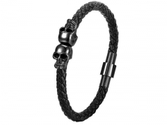 HY Wholesale Leather Bracelets Jewelry Popular Leather Bracelets-HY0133B123