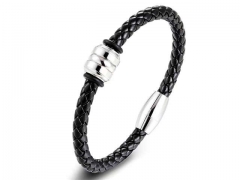 HY Wholesale Leather Bracelets Jewelry Popular Leather Bracelets-HY0130B167