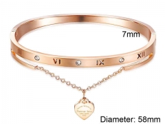 HY Wholesale Bangle Stainless Steel 316L Jewelry Bangle-HY0016D006
