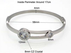 HY Wholesale Bangle Stainless Steel 316L Jewelry Bangle-HY0041B234
