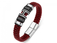 HY Wholesale Leather Bracelets Jewelry Popular Leather Bracelets-HY0134B296