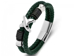 HY Wholesale Leather Bracelets Jewelry Popular Leather Bracelets-HY0134B203