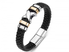 HY Wholesale Leather Bracelets Jewelry Popular Leather Bracelets-HY0134B297