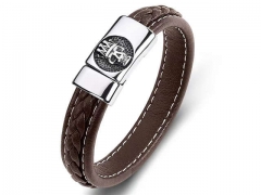 HY Wholesale Leather Bracelets Jewelry Popular Leather Bracelets-HY0134B1059