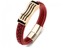 HY Wholesale Leather Bracelets Jewelry Popular Leather Bracelets-HY0134B230