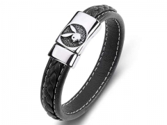 HY Wholesale Leather Bracelets Jewelry Popular Leather Bracelets-HY0134B1105