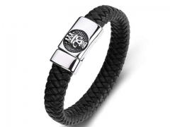 HY Wholesale Leather Bracelets Jewelry Popular Leather Bracelets-HY0134B1054