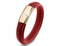 HY Wholesale Leather Bracelets Jewelry Popular Leather Bracelets-HY0134B069
