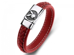 HY Wholesale Leather Bracelets Jewelry Popular Leather Bracelets-HY0134B1108