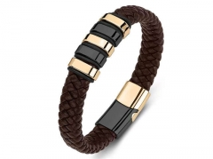 HY Wholesale Leather Bracelets Jewelry Popular Leather Bracelets-HY0134B042