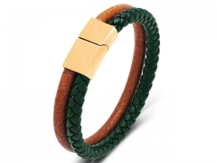 HY Wholesale Leather Bracelets Jewelry Popular Leather Bracelets-HY0134B748