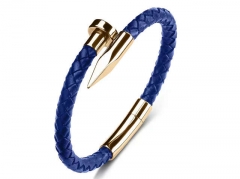 HY Wholesale Leather Bracelets Jewelry Popular Leather Bracelets-HY0134B087