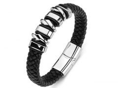 HY Wholesale Leather Bracelets Jewelry Popular Leather Bracelets-HY0134B324