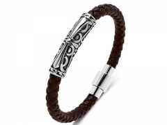 HY Wholesale Leather Bracelets Jewelry Popular Leather Bracelets-HY0134B760