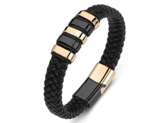 HY Wholesale Leather Bracelets Jewelry Popular Leather Bracelets-HY0134B453