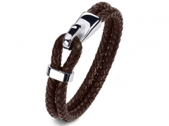 HY Wholesale Leather Bracelets Jewelry Popular Leather Bracelets-HY0134B671