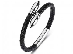 HY Wholesale Leather Bracelets Jewelry Popular Leather Bracelets-HY0134B573