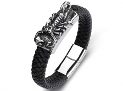 HY Wholesale Leather Bracelets Jewelry Popular Leather Bracelets-HY0134B697