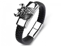 HY Wholesale Leather Bracelets Jewelry Popular Leather Bracelets-HY0134B899