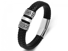 HY Wholesale Leather Bracelets Jewelry Popular Leather Bracelets-HY0134B1148