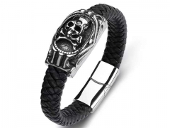 HY Wholesale Leather Bracelets Jewelry Popular Leather Bracelets-HY0134B1073