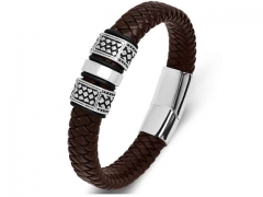 HY Wholesale Leather Bracelets Jewelry Popular Leather Bracelets-HY0134B1149