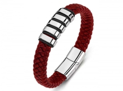 HY Wholesale Leather Bracelets Jewelry Popular Leather Bracelets-HY0134B064