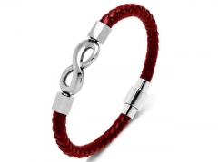 HY Wholesale Leather Bracelets Jewelry Popular Leather Bracelets-HY0134B490