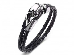 HY Wholesale Leather Bracelets Jewelry Popular Leather Bracelets-HY0134B956