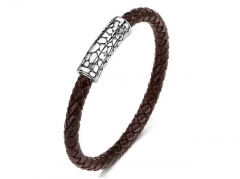 HY Wholesale Leather Bracelets Jewelry Popular Leather Bracelets-HY0134B882
