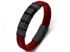 HY Wholesale Leather Bracelets Jewelry Popular Leather Bracelets-HY0134B144
