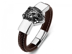 HY Wholesale Leather Bracelets Jewelry Popular Leather Bracelets-HY0134B398
