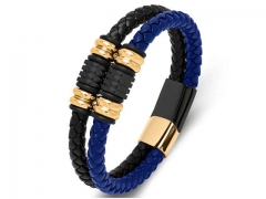 HY Wholesale Leather Bracelets Jewelry Popular Leather Bracelets-HY0134B192
