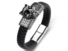 HY Wholesale Leather Bracelets Jewelry Popular Leather Bracelets-HY0134B1041