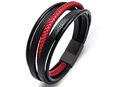 HY Wholesale Leather Bracelets Jewelry Popular Leather Bracelets-HY0134B099