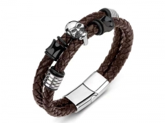HY Wholesale Leather Bracelets Jewelry Popular Leather Bracelets-HY0134B555