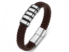 HY Wholesale Leather Bracelets Jewelry Popular Leather Bracelets-HY0134B459
