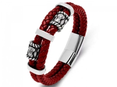 HY Wholesale Leather Bracelets Jewelry Popular Leather Bracelets-HY0134B103