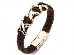 HY Wholesale Leather Bracelets Jewelry Popular Leather Bracelets-HY0134B121