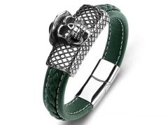 HY Wholesale Leather Bracelets Jewelry Popular Leather Bracelets-HY0134B113