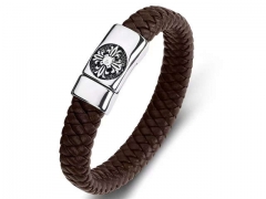 HY Wholesale Leather Bracelets Jewelry Popular Leather Bracelets-HY0134B794