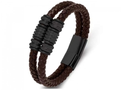 HY Wholesale Leather Bracelets Jewelry Popular Leather Bracelets-HY0134B177